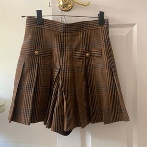 Sandro pleated Skort size 36